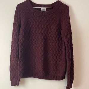 Burgundy Sweater